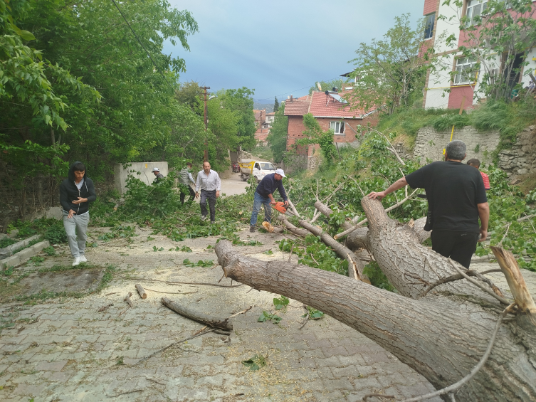 Birçok ilde yağış ve fırtına etkili oldu