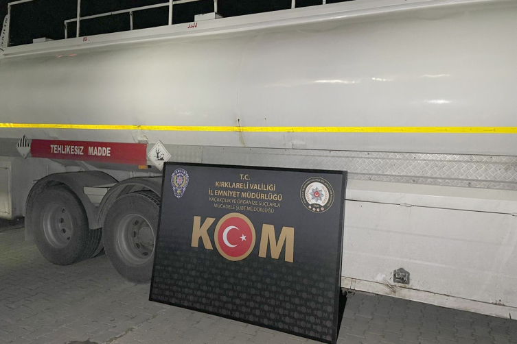 Kırklareli'nde 9 bin 600 litre karışımlı yakıt ele geçirildi