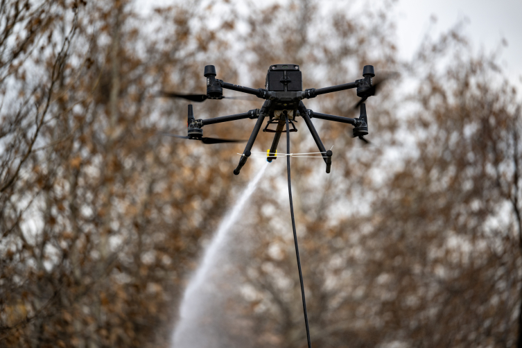 Yangınlarla mücadelede dronların önemi büyük