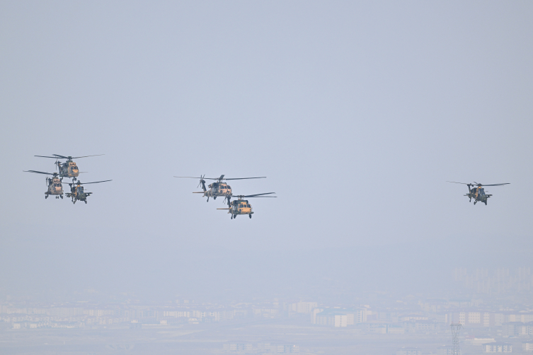 Kış tatbikatında hedefler tam isabetle vuruldu