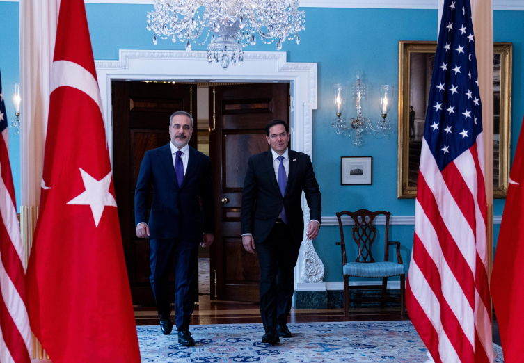 Bakan Fidan, ABD'li mevkidaşı Rubio ile bir araya geldi
