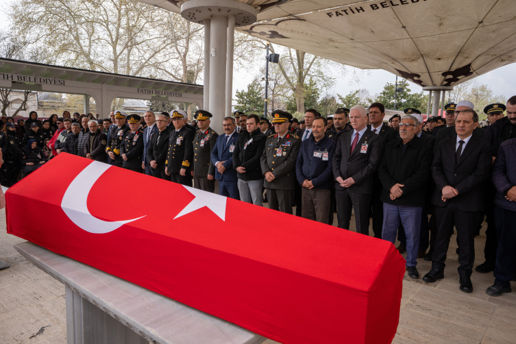 Şehit olan bekçi Gölçek son yolculuğuna uğurlandı