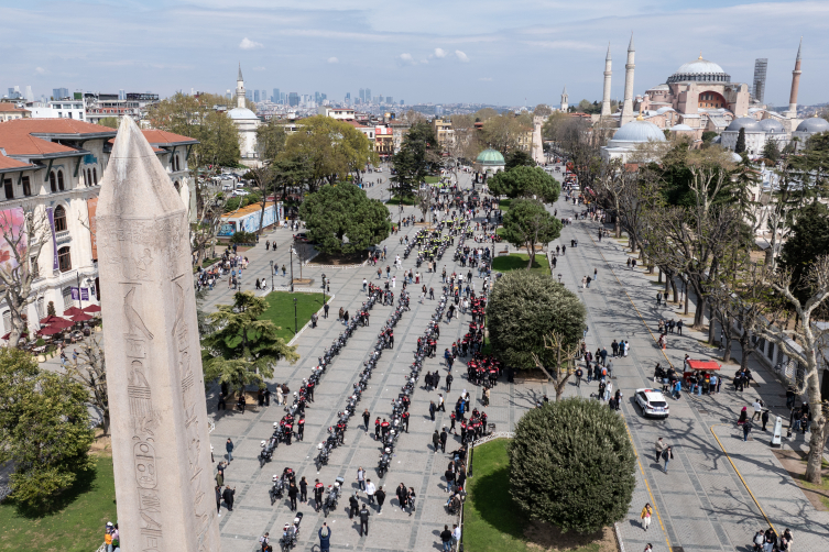 Türk Polis Teşkilatı'nın 180. yılında 170 araçlık kortej