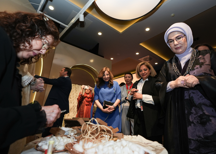 Emine Erdoğan, lider eşlerine Anadolu'nun kültürel mirasını tanıttı