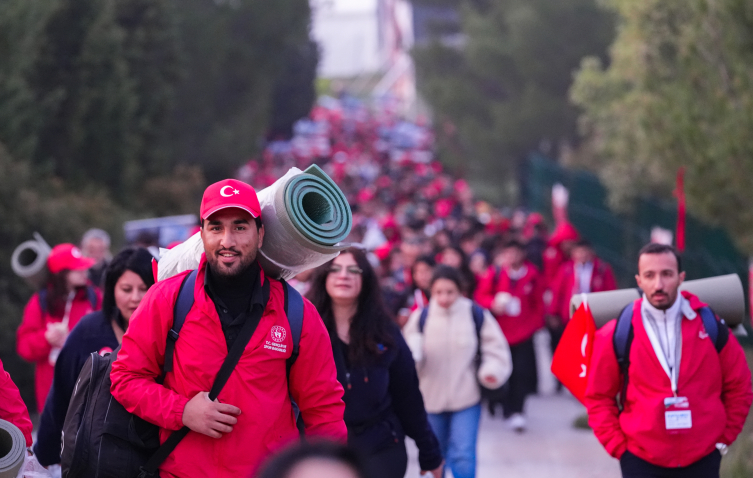 Gelibolu Yarımadası'nda 57. Alay Vefa Yürüyüşü başladı