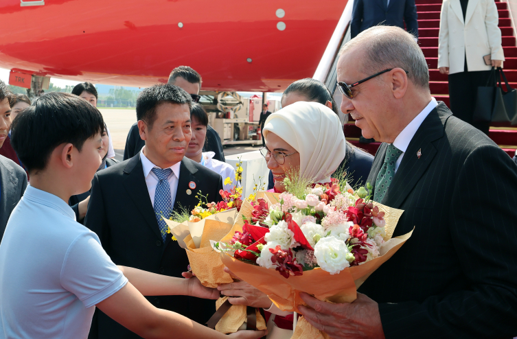 Cumhurbaşkanı Erdoğan Çin'de