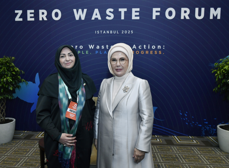 Emine Erdoğan, Uluslararası Sıfır Atık Forumu kapsamında görüşmeler gerçekleştirdi