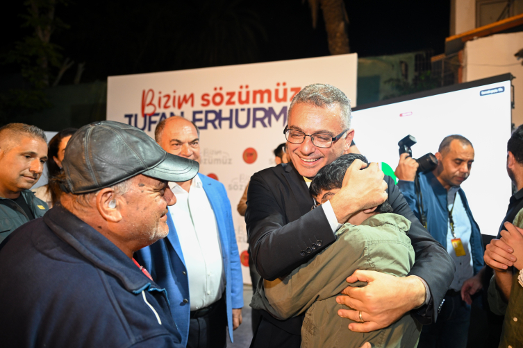 KKTC'de seçimi resmi olmayan sonuçlara göre Tufan Erhürman kazandı