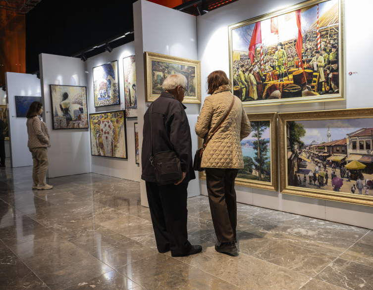 Türk Dünyası’nın ressamları Cengiz Aytmatov’u andı