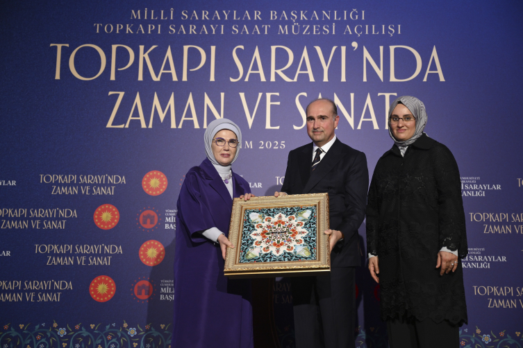Emine Erdoğan, Topkapı Sarayı Saat Müzesi'nin açılışına katıldı