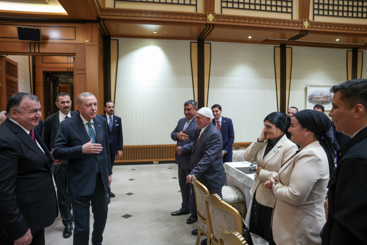Cumhurbaşkanı Erdoğan, DATÜB heyetini kabul etti