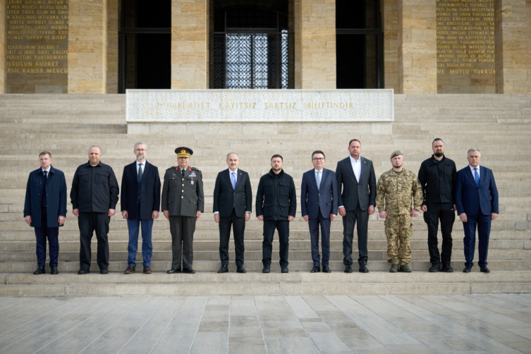 Zelenski’den Anıtkabir ziyareti