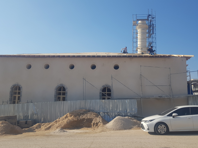 Asrın Felaketi'nde zarar gören 160 yıllık Dervişiye Camisi ayağa kaldırılıyor