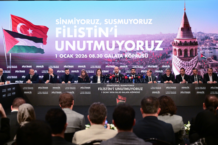 1 Ocak'ta İstanbul'dan dünyaya "Gazze" mesajı verilecek