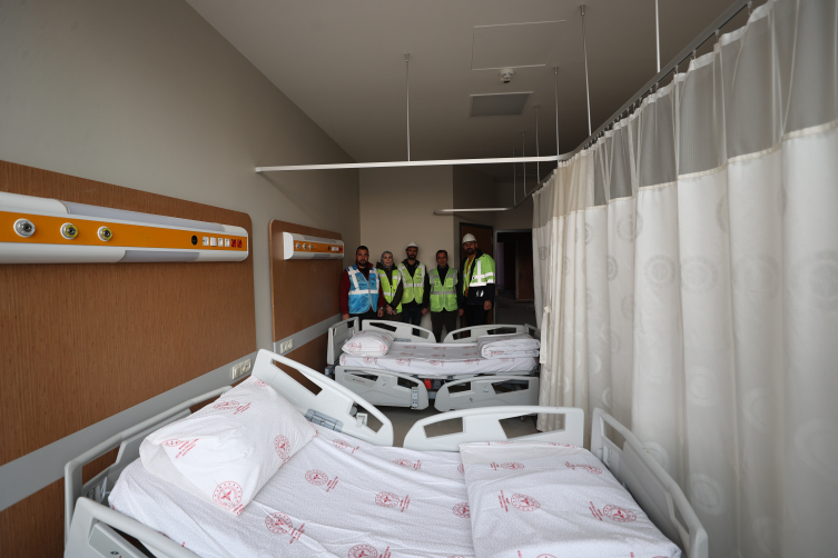 Hızla yükselen Mardin Şehir Hastanesinde sona gelindi