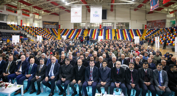 Adıyaman'da Yüzyılın Konut Projesi'nde kura çekimleri başladı