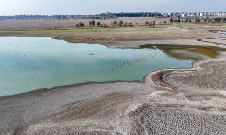 Kabaklı Göleti kuruma tehlikesi yaşıyor