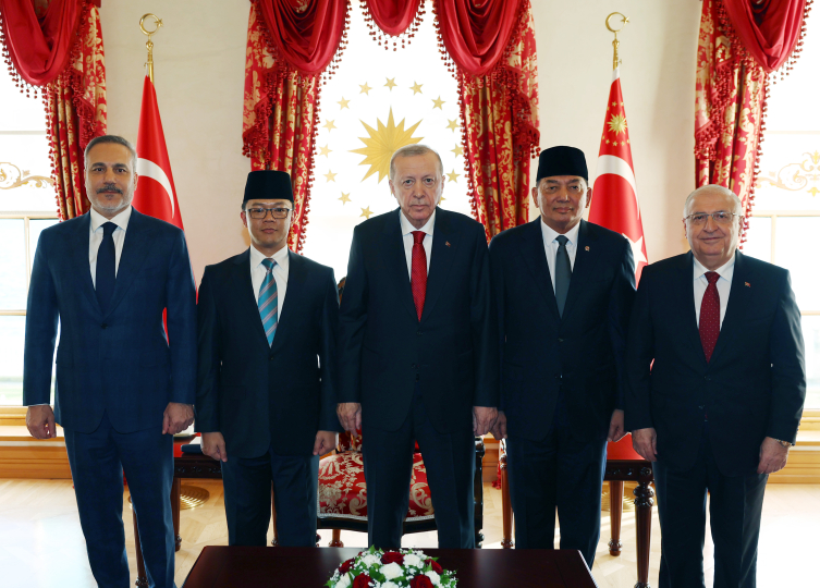 Cumhurbaşkanı Erdoğan Endonezyalı bakanları kabul etti