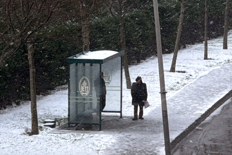 İstanbul'da kar yağışı etkili oldu