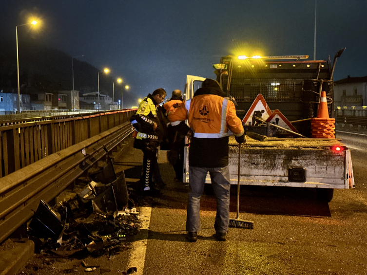Samsun'da 8 araçlık zincirleme kaza