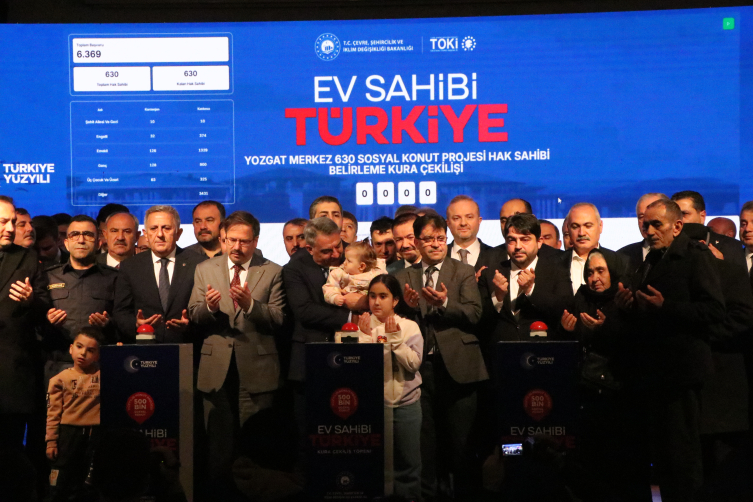 500 bin sosyal konut projesinde kura heyecanı sürüyor