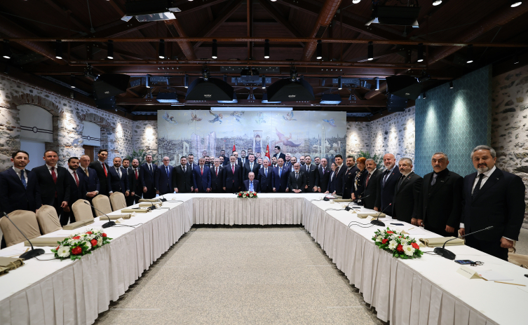 Cumhurbaşkanı Erdoğan ASKON heyetini kabul etti