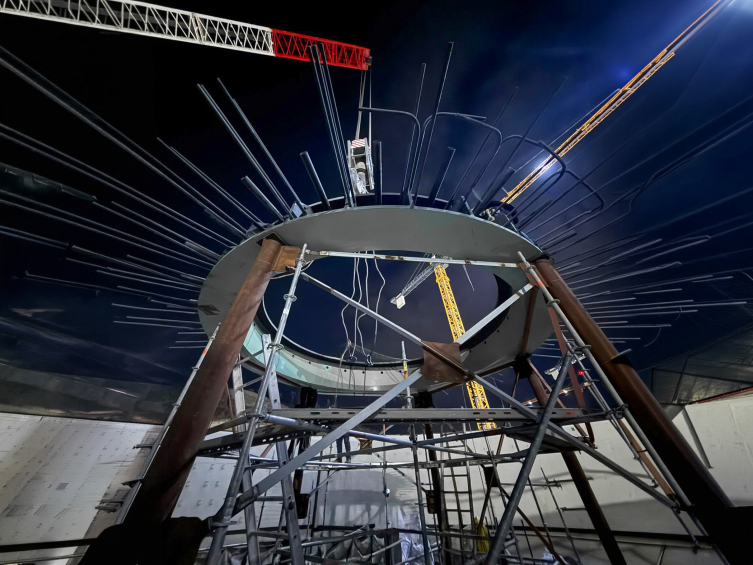 Akkuyu'da kritik yapısal bileşen monte edildi