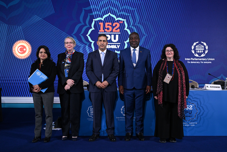 Parlamentolar Arası Birliğin genel kurulu kapsamında Türkiye ve BM’nin sahadaki işbirliği konuşuldu