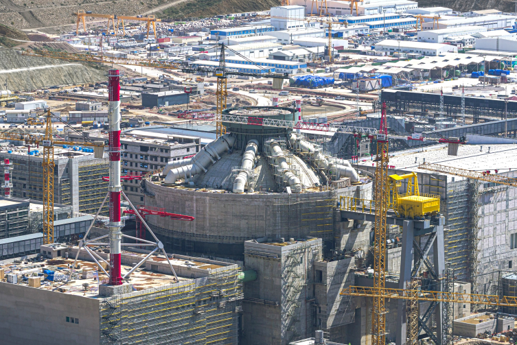 Akkuyu'da 1'inci güç ünitesinde pasif ısı alma sisteminin kurulumu tamamlandı