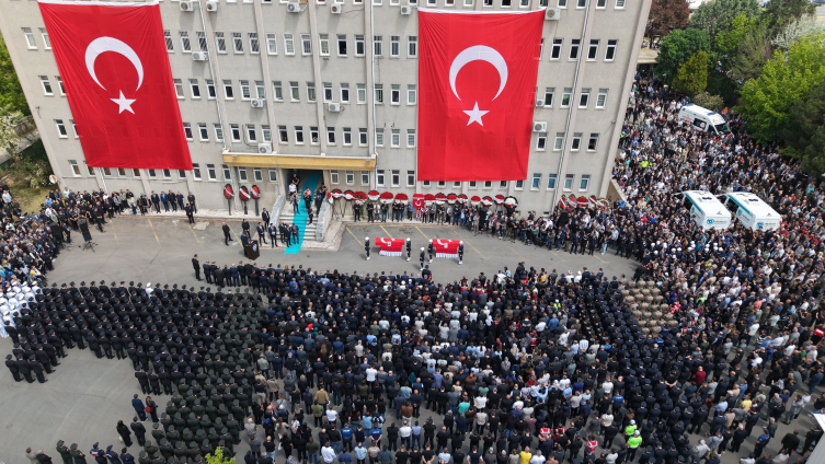 Tekirdağ'da şehitlerimizin cenaze namazı kılındı