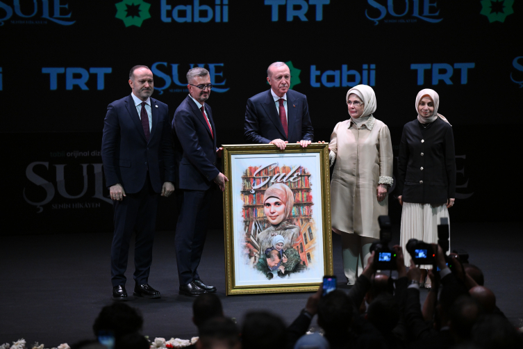 Cumhurbaşkanı Erdoğan, "Şule Senin Hikayen" dizisinin galasına katıldı