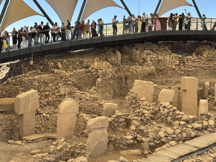 Göbeklitepe'de bayram tatili yoğunluğu yaşanıyor
