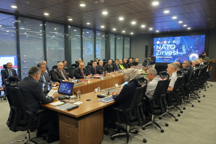 İçişleri Bakanlığı'nda NATO Zirvesi öncesinde alınan tedbirler değerlendirildi