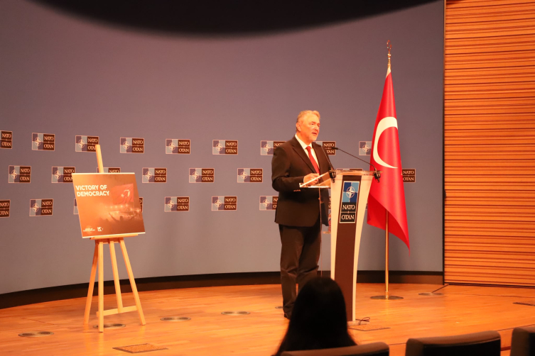 15 Temmuz şehitleri NATO Karargahı'nda anıldı