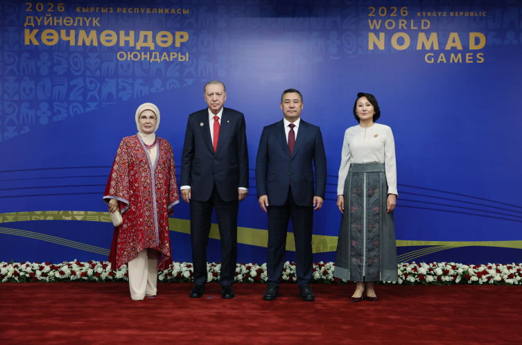 Cumhurbaşkanı Erdoğan Kırgızistan'da