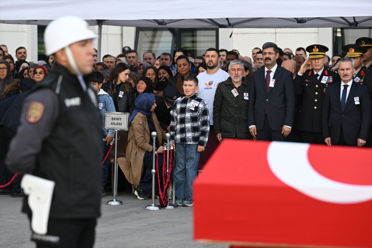Şehit polis Türkoğlu için tören düzenlendi