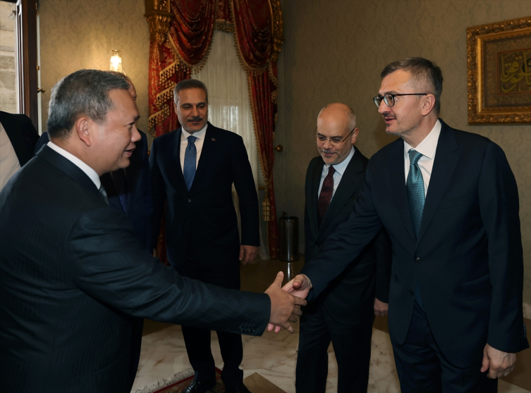 Cumhurbaşkanı Erdoğan, Kamboçya Başbakanı Manet'i kabul etti