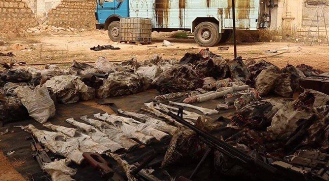 Afrin'deki PYD/PKK'ya gönderilen ağır silahlar yakalandı