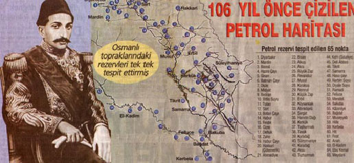 II. Abdülhamit'in Petrol Haritası Gerçek Çıktı