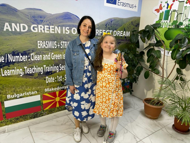 Görme engelli Ada'nın üstün yeteneği, BİLSEM'de keşfedildi