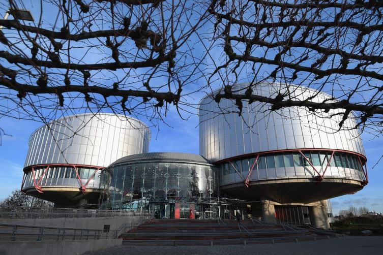 Avrupa İnsan Hakları Mahkemesi binası. Strazburg, Fransa