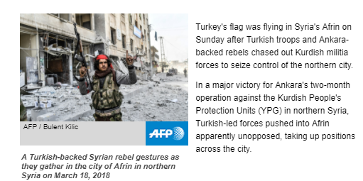 Dünya basınının gözü Afrin zaferinde