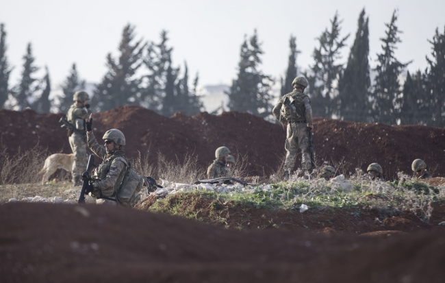 Afrin’de arama tarama çalışması yürütülüyor