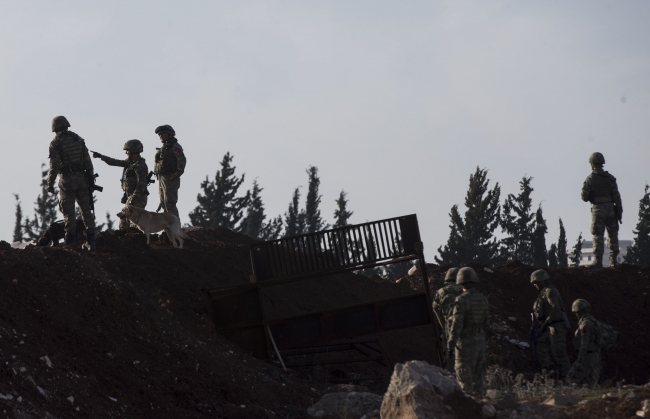 Afrin’de arama tarama çalışması yürütülüyor
