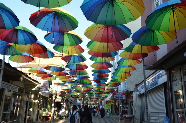 Ağrı'da "Şemsiyeli Sokak" projesi