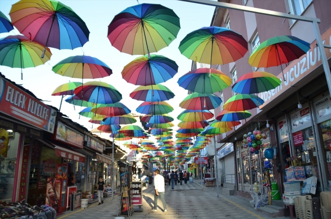 Ağrı'da "Şemsiyeli Sokak" projesi
