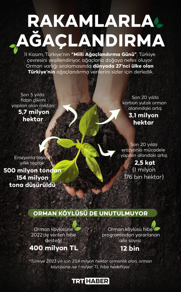 Milli Ağaçlandırma Günü’nde Tema: "Türkiye Yüzyılı’na Nefes"