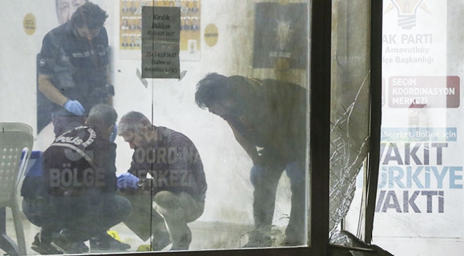 AK Parti seçim irtibat bürosuna ses bombası atıldı