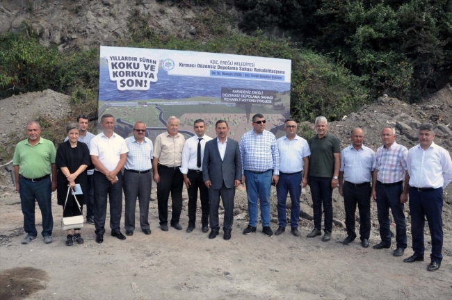 Çöp depolama alanı parka dönüştürülüyor