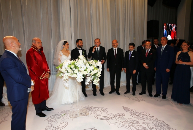 Cumhurbaşkanı Erdoğan Alişan’ın düğününe katıldı